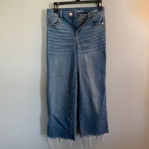Wild Fable - Wide leg, high waisted, cut off jeans